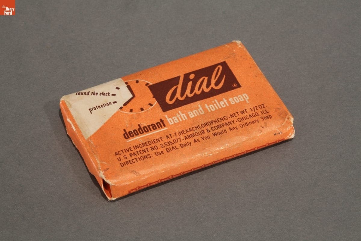 Dial Deodorant Bath and Toilet Soap, Complimentary Size, from Shoppenagons Inn, 1950-1959