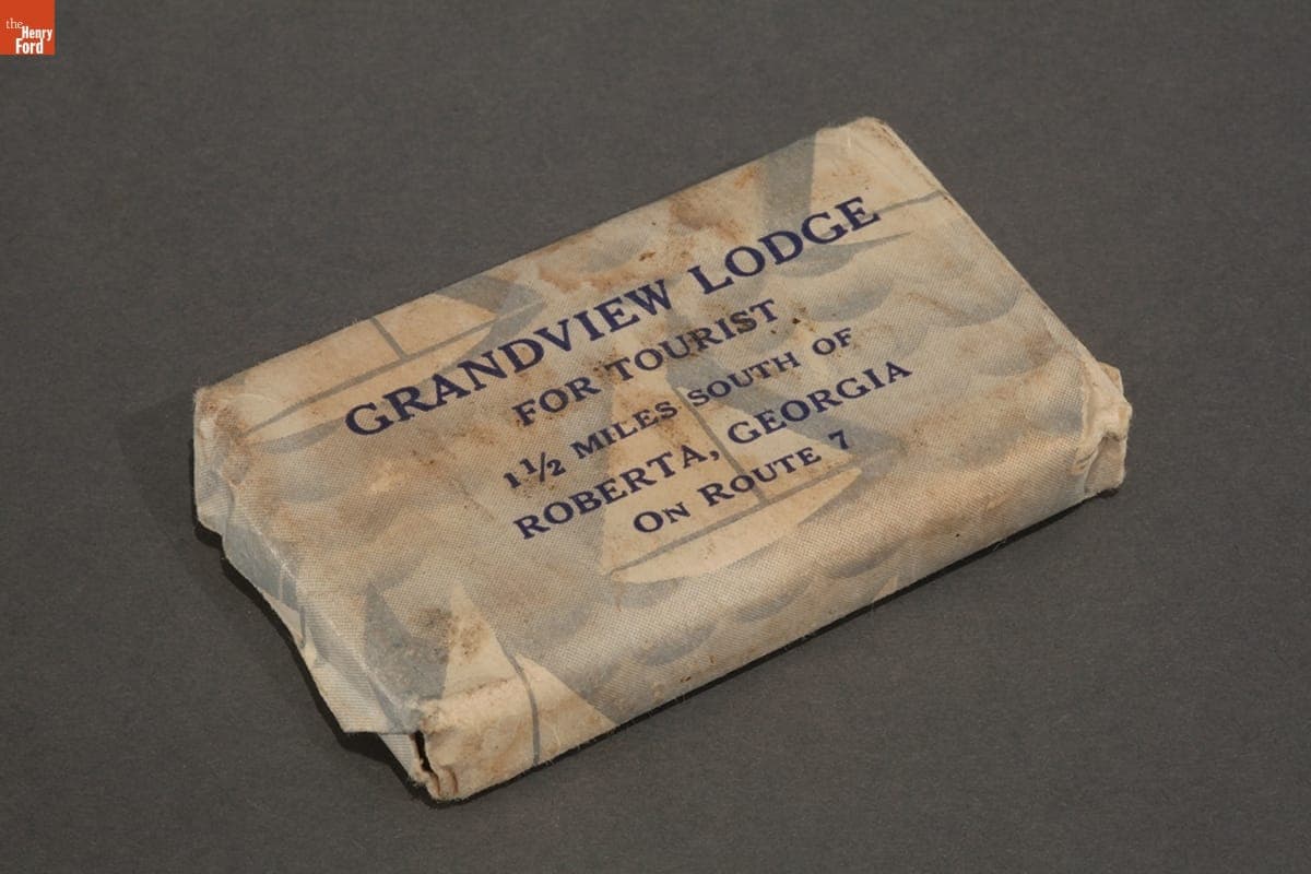 Complimentary Bar Soap from Grandview Lodge, 1946-1953