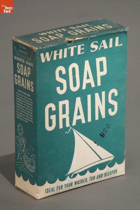White Sail Soap Grains, 1945-1955