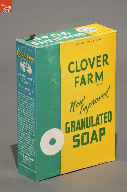 Clover Farm Granulated Soap, 1930-1949