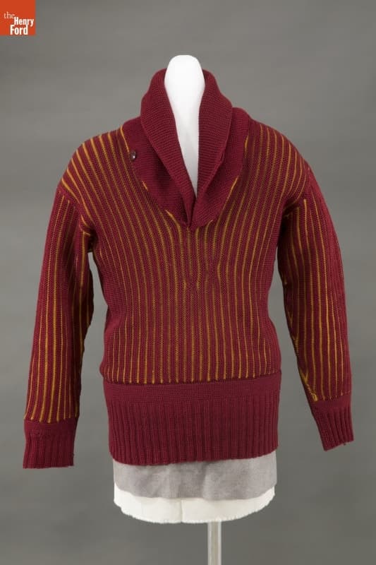 Sweater, circa 1925, Worn by Benjamin Peter Nelson