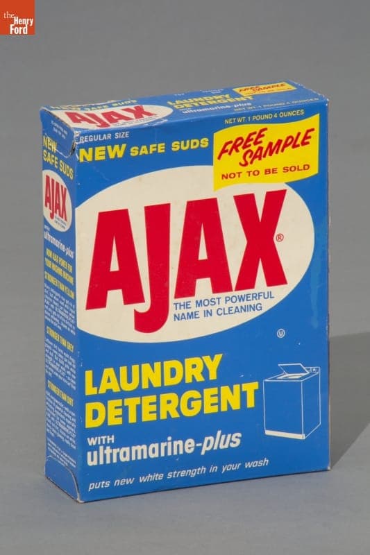 Ajax Laundry Detergent, 1953-1960