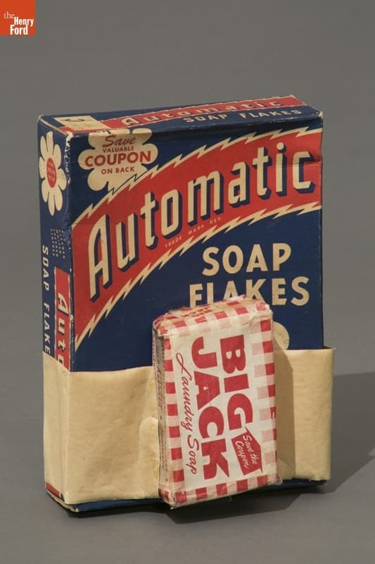 Automatic Soap Flakes with Big Jack Laundry Soap, circa 1950