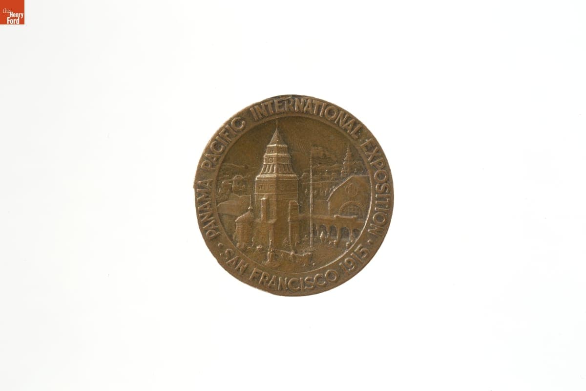 Panama-Pacific International Exposition Souvenir Medal of Swedish Pavilion, 1915