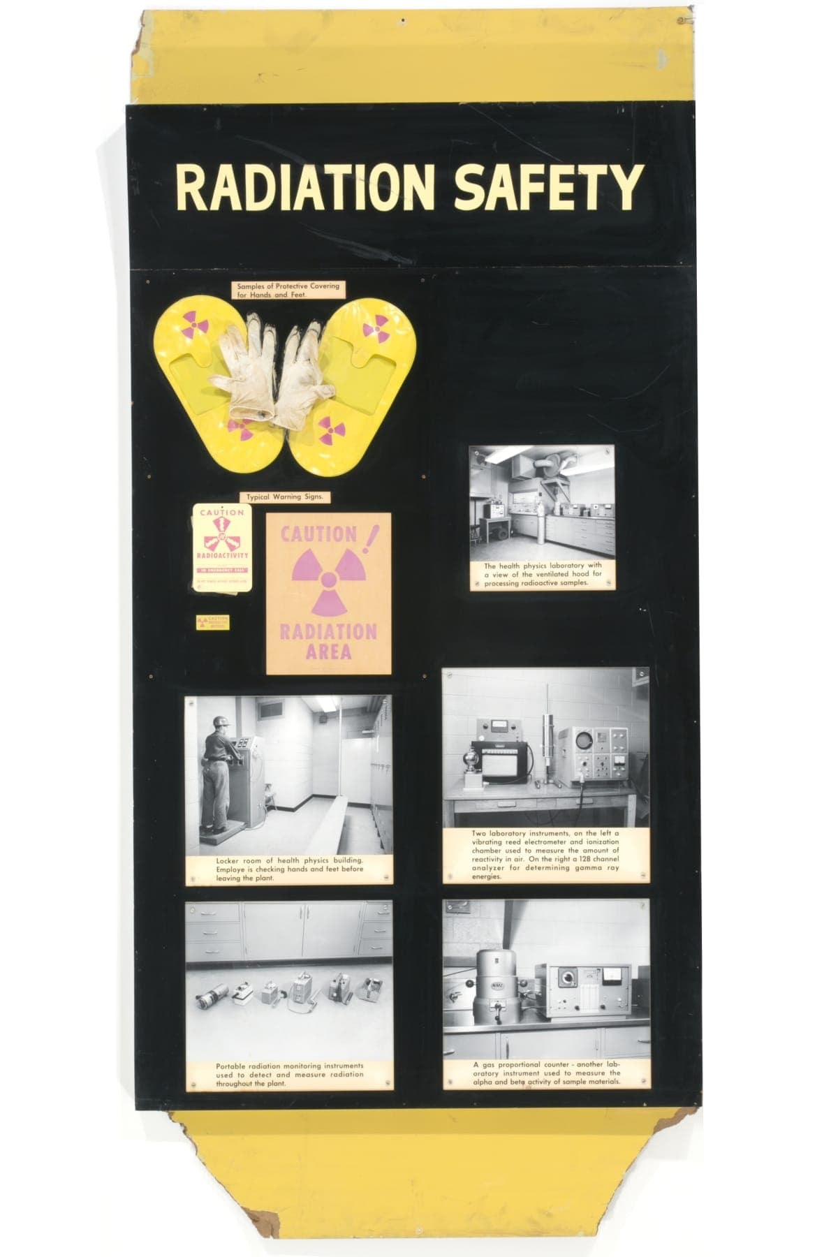 Radiation Safety Display Board, circa 1963