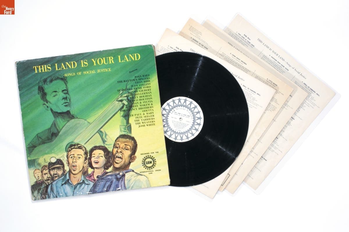 Record Album, "This Land is Your Land, Songs of Social Justice," 1964