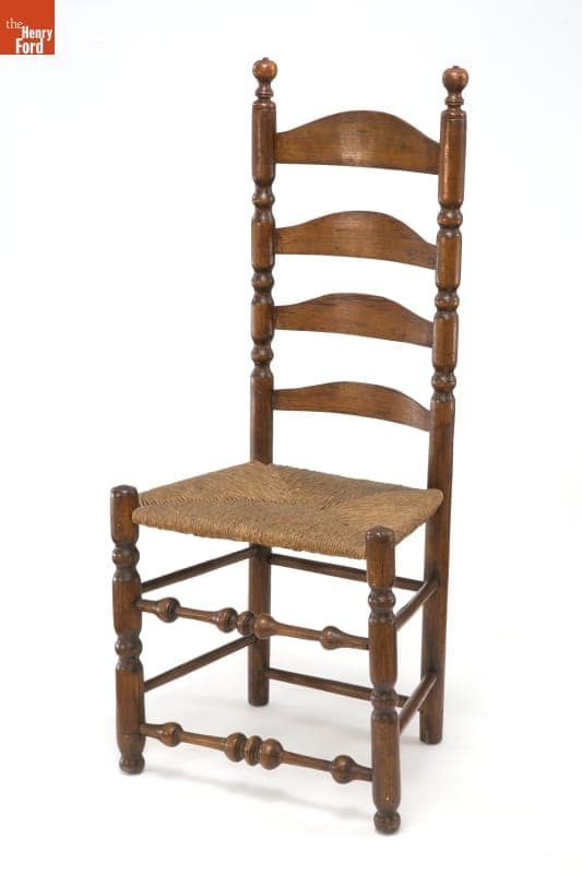 Ladder-Back Side Chair, 1750-1775