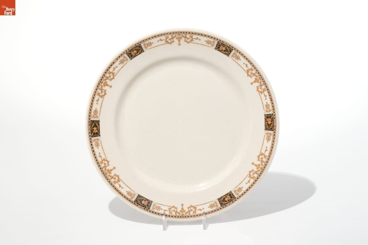 Luncheon Plate Made for Fred Harvey Restaurants, 1956