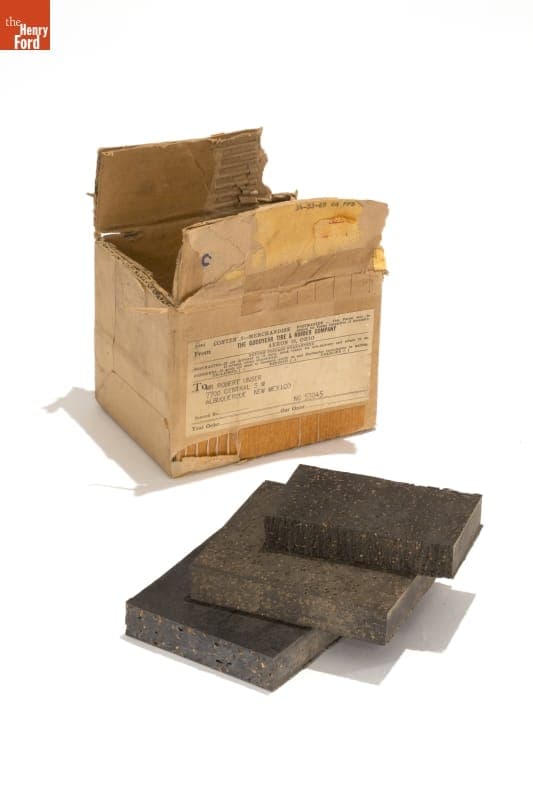 Tire Samples Made with Crushed Walnut Shells for Bobby Unser, 1958