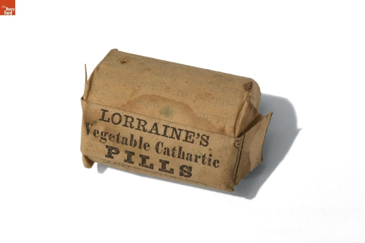 Lorraine's Vegetable Cathartic Pills, circa 1855