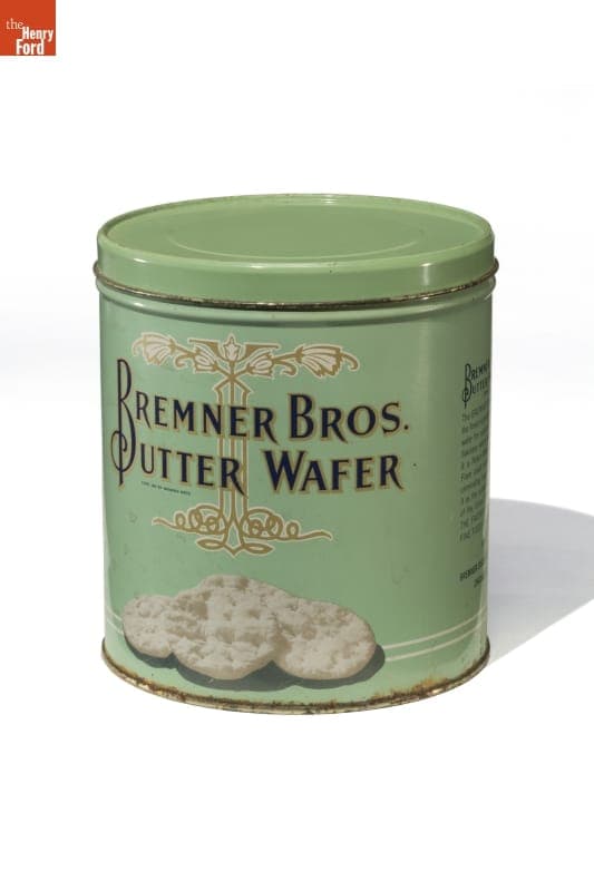 Bremner Brothers Butter Wafer Can, 1934-1960