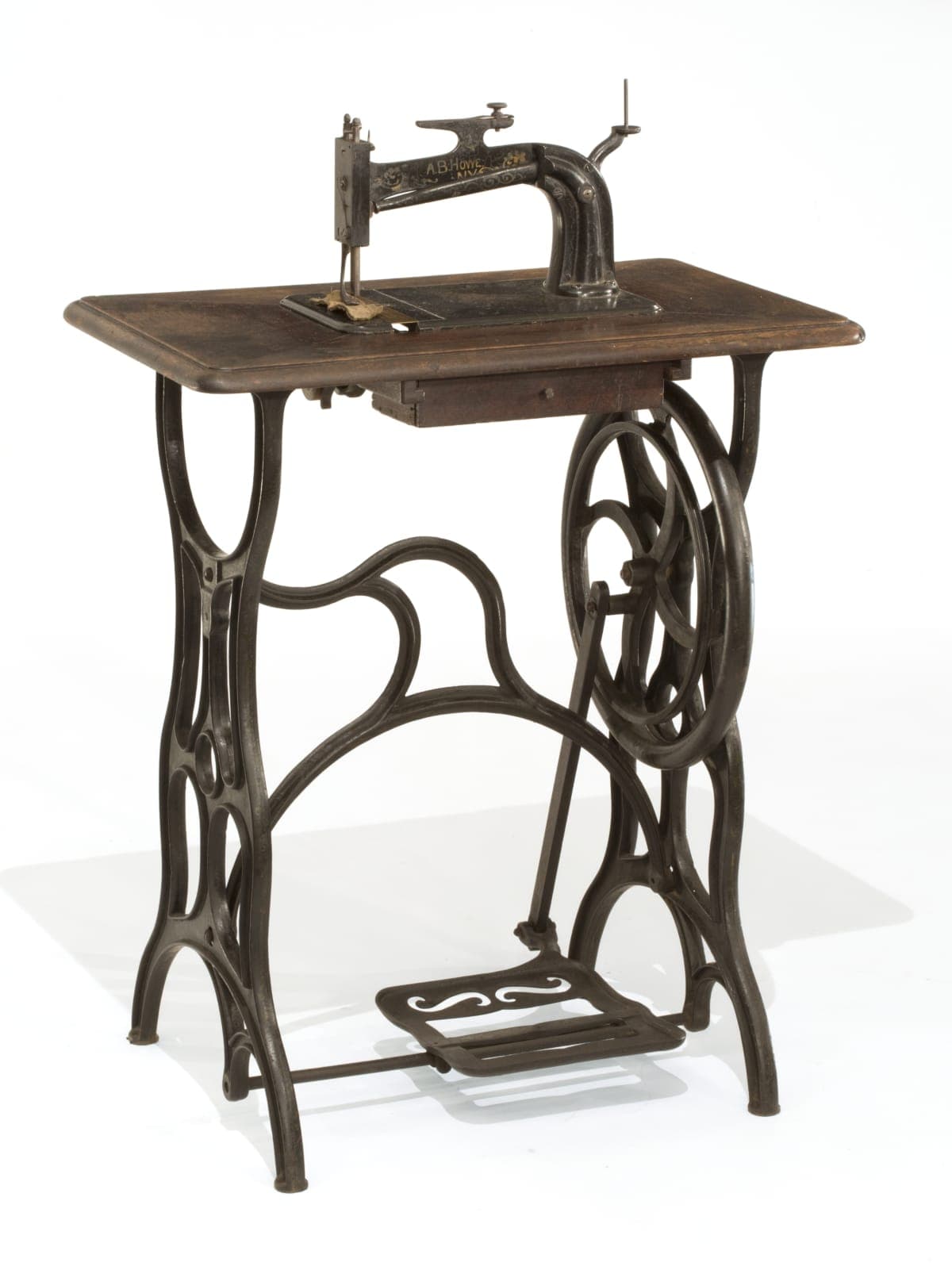 Howe Sewing Machine, 1854-1857