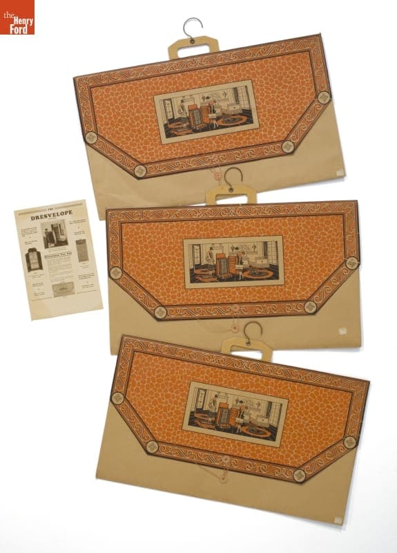 Set of Three "Dresvelopes," circa 1930