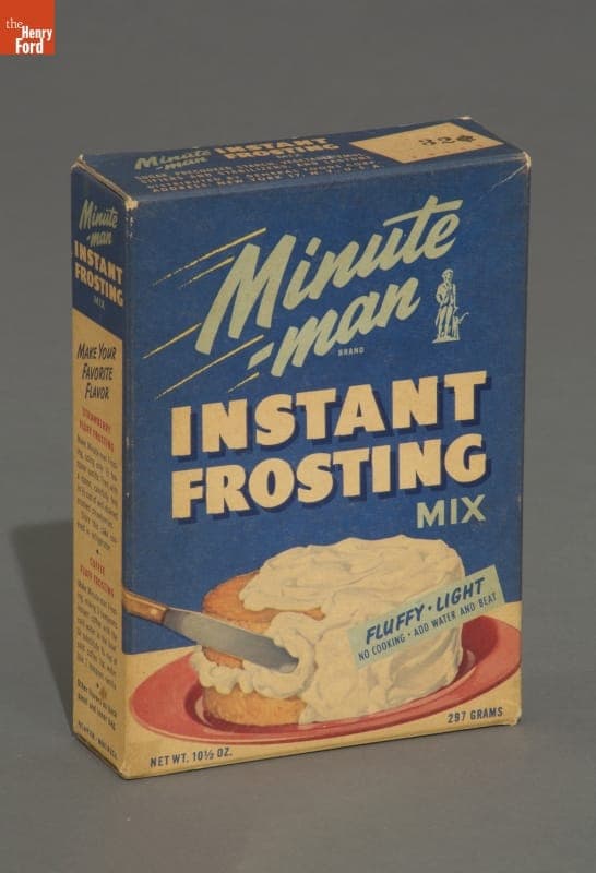 Minute-Man Instant Frosting Mix, 1960-1965