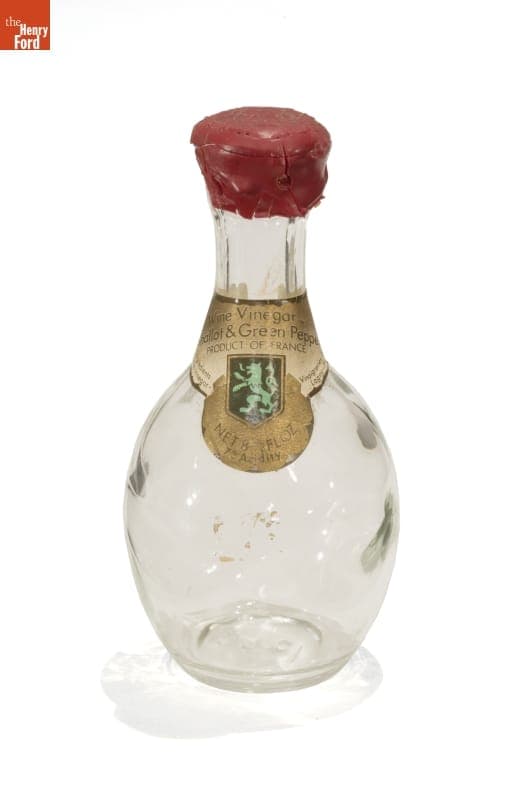 Bottle of Wine Vinegar with Shallot and Green Pepper, 1950-2000