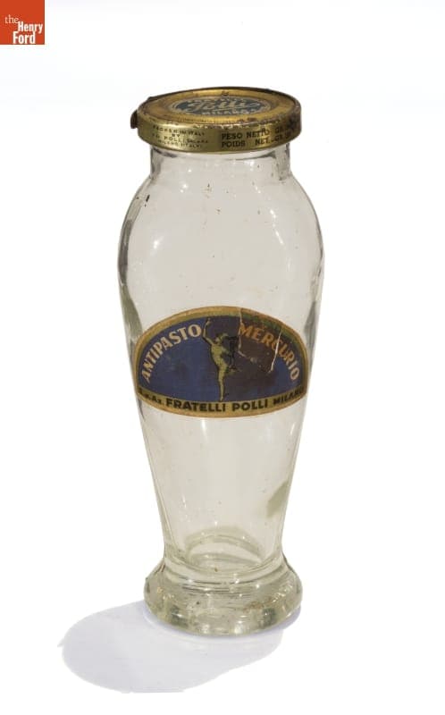 Bottle of Fratelli Polli Antipasto Mercurio, 1930-1960
