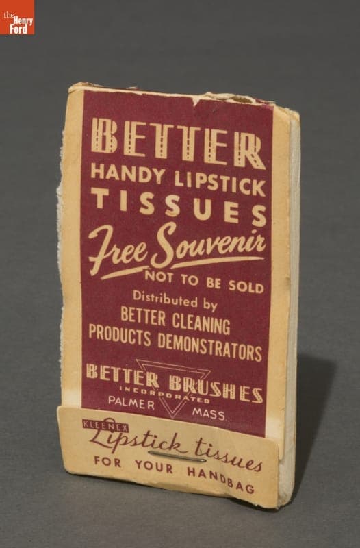 Kleenex Lipstick Tissues, 1940-1959