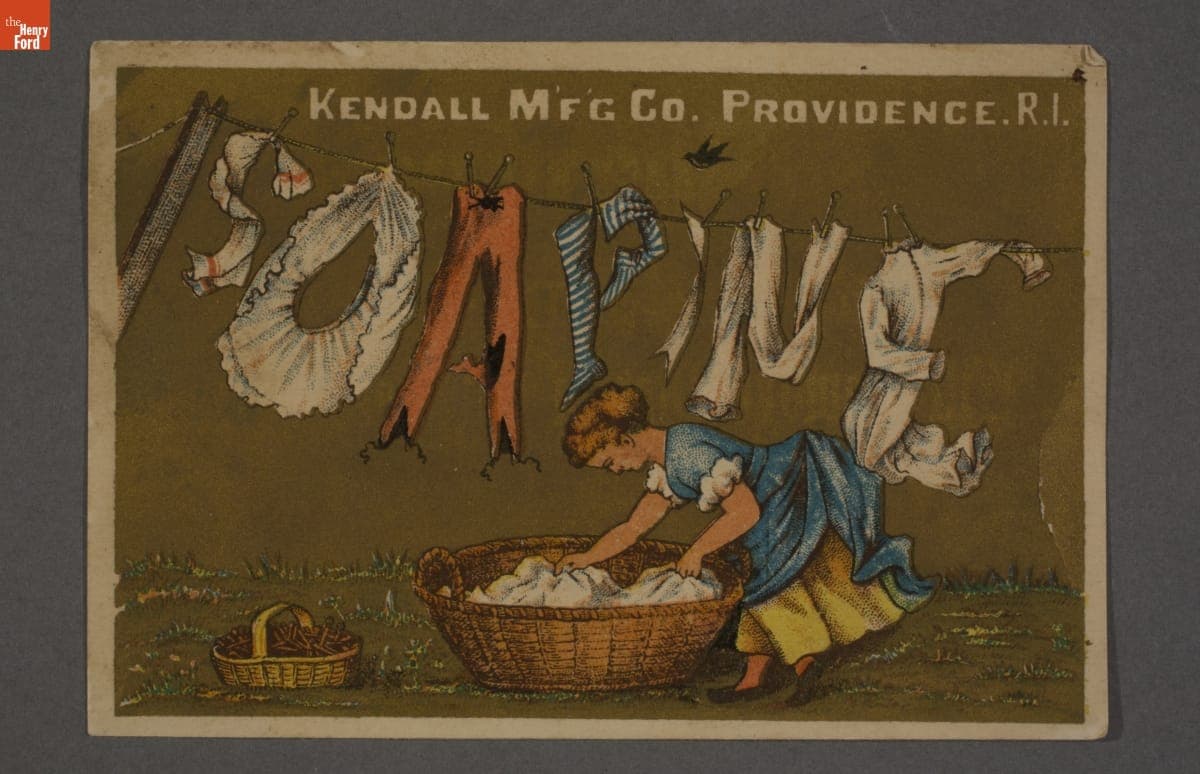 Soapine Trade Card, 1870-1889