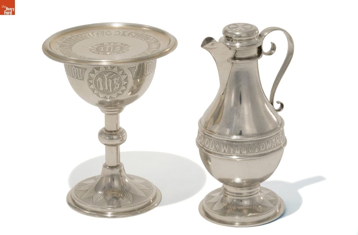 Traveling Communion Set, 1840-1867
