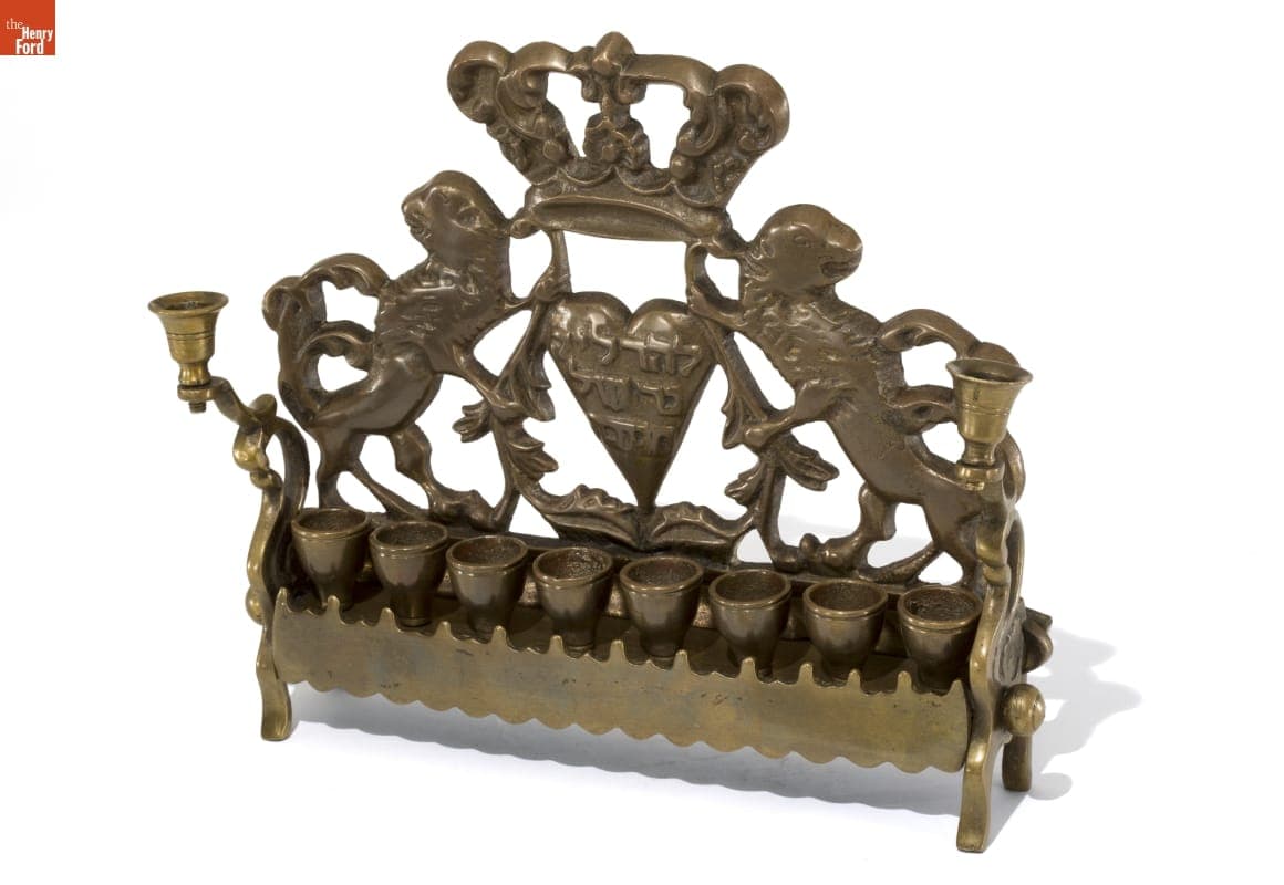 Hanukkah Lamp, 1880-1930