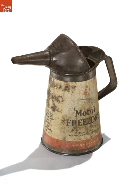 Mobil "Freezone" Antifreeze Can, circa 1930