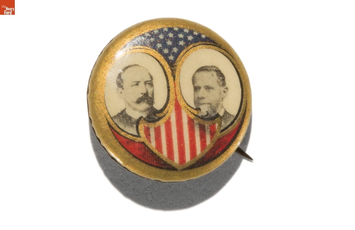 Parker-Davis Campaign Button, 1904