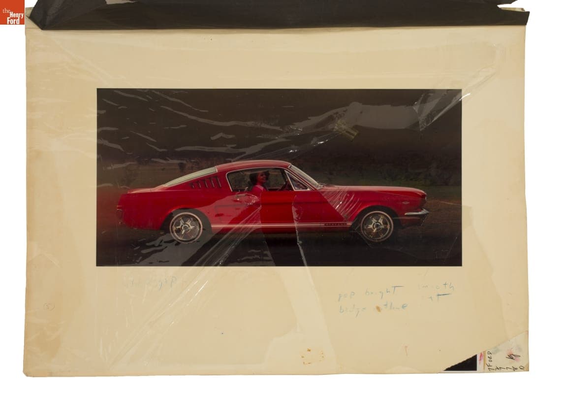 Process Photograph for 1966 Ford Mustang Advertising