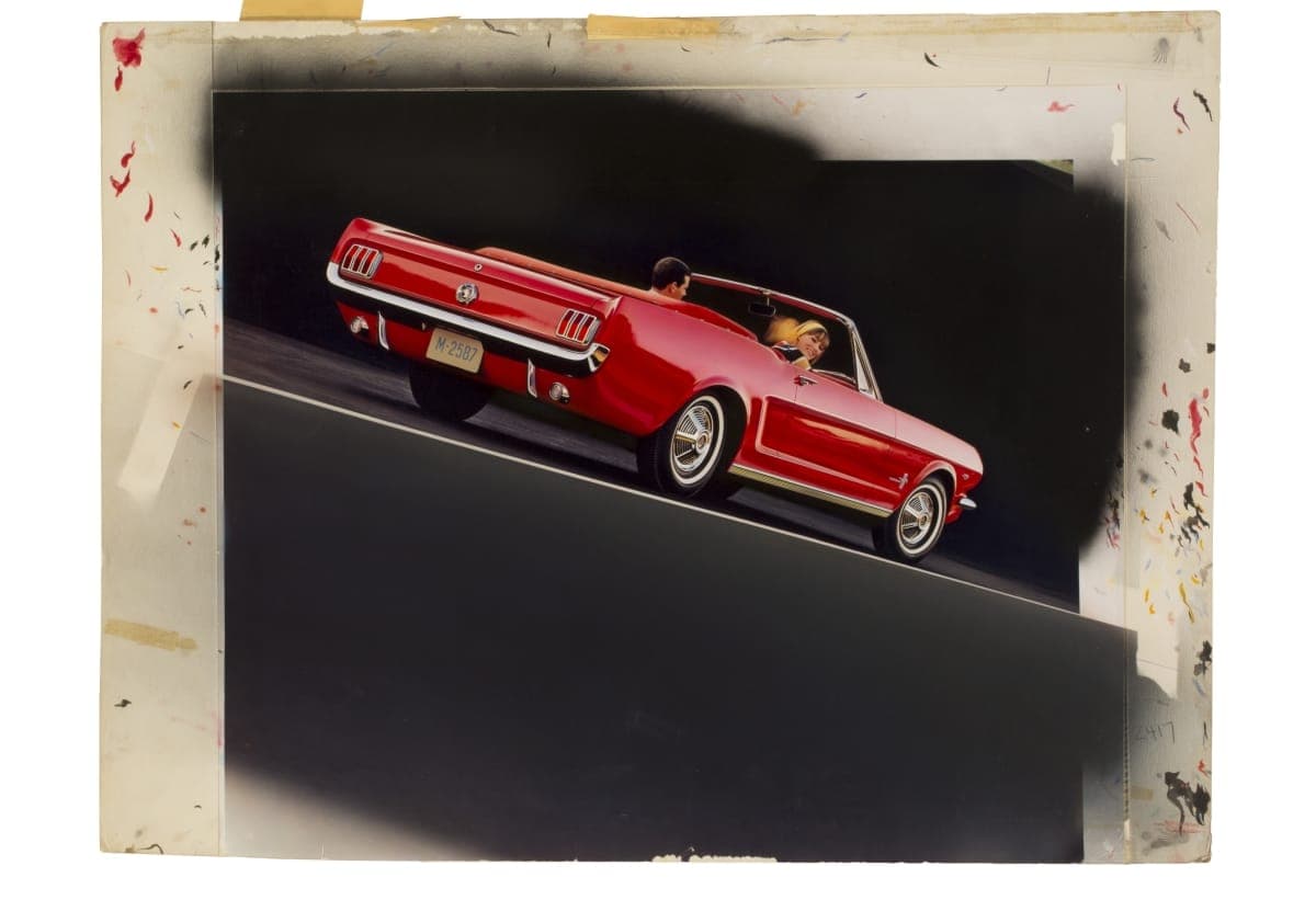 Process Photograph for 1965 Ford Mustang Advertising