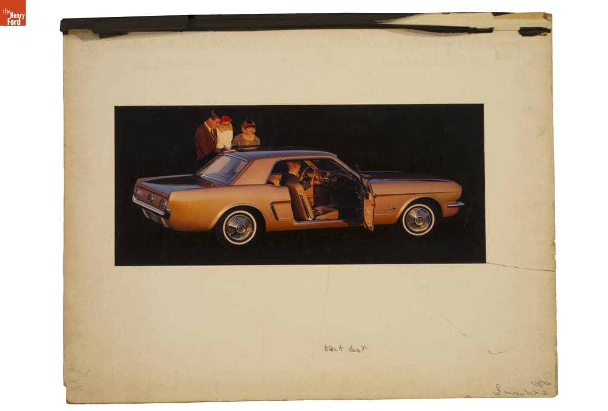 Process Photograph for 1965 Ford Mustang Advertising