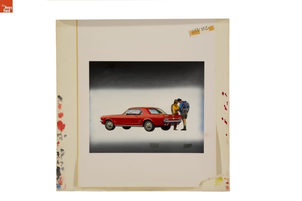 Process Photograph for 1966 Ford Mustang Advertising