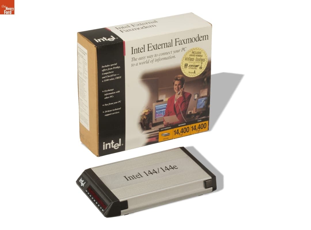 External Fax Modem, Intel Corporation, 1993