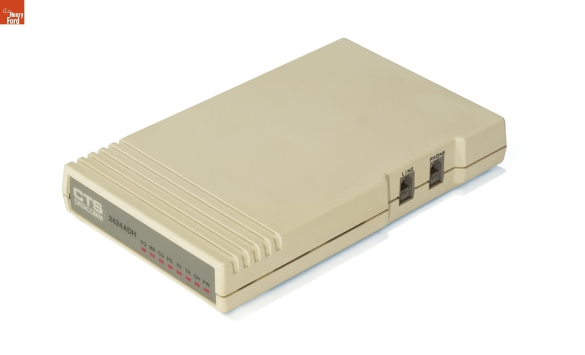 Datacomm External Fax Modem, CTS Fabri-Tek, Inc., 1990-1997