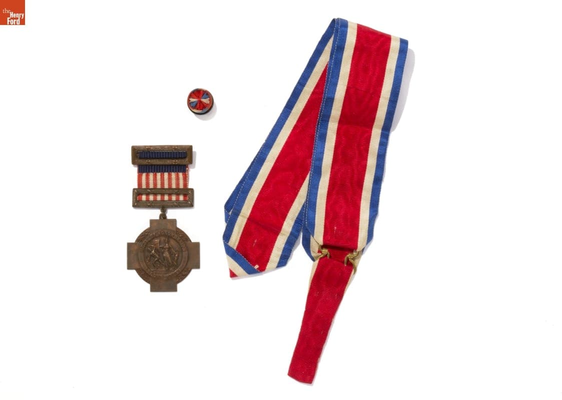 Medal of Honor Legion, Second Class, Awarded to Captain Milton Russell's Daughter, Sella R. Cole