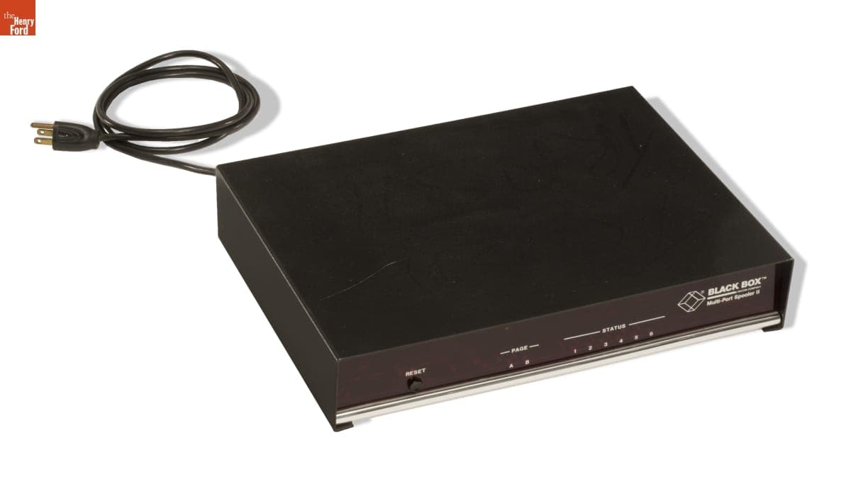 Multi-Port Spooler II, Black Box Corporation, circa 1982