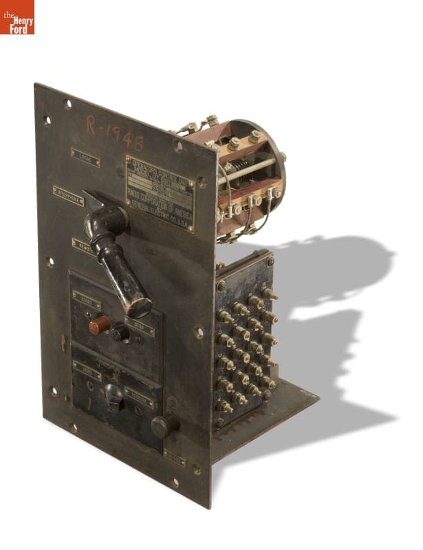 Radio Control Panel, Model UT-697, circa 1925