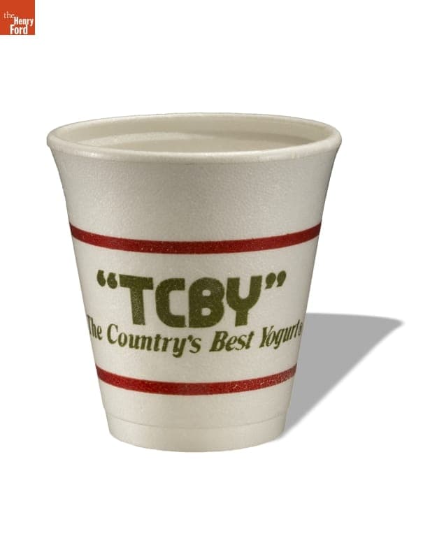 Styrofoam Cup from TCBY, circa 2005