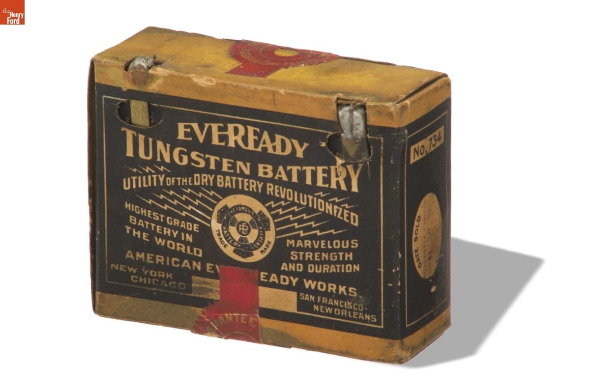 Eveready Tungsten Battery, No. 734, 1913-1915