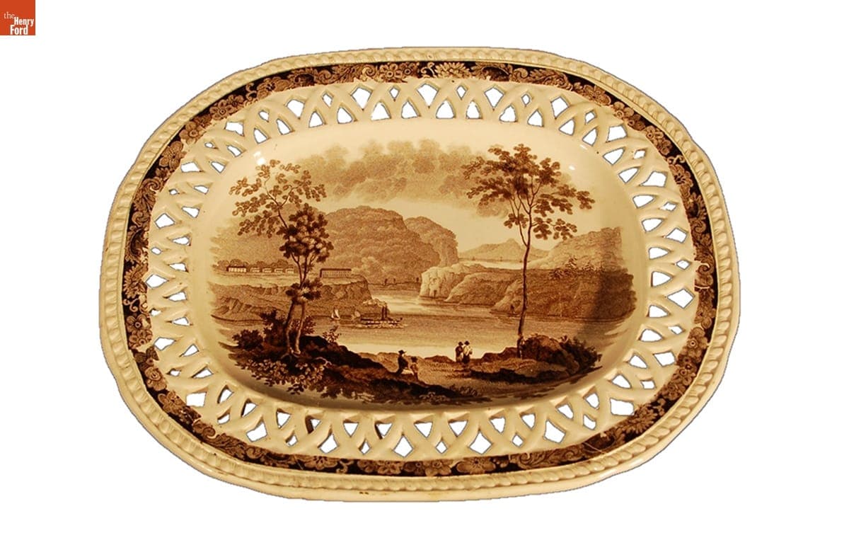 Platter, circa 1840