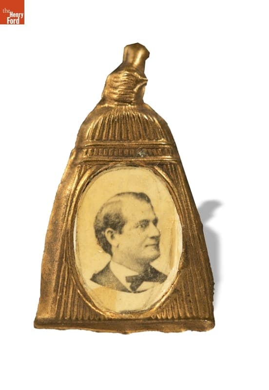 William Bryan Campaign Stickpin, 1896