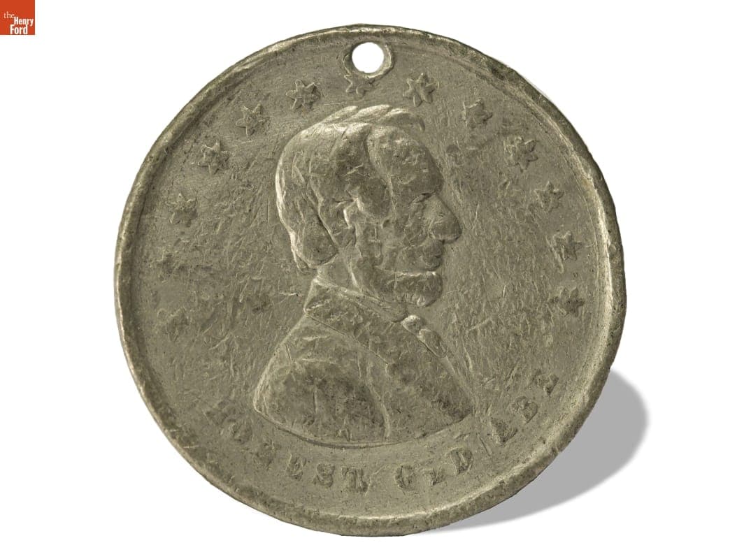 Abraham Lincoln Campaign Badge, 1864