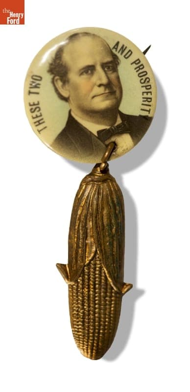 William Bryan Campaign Button, 1908