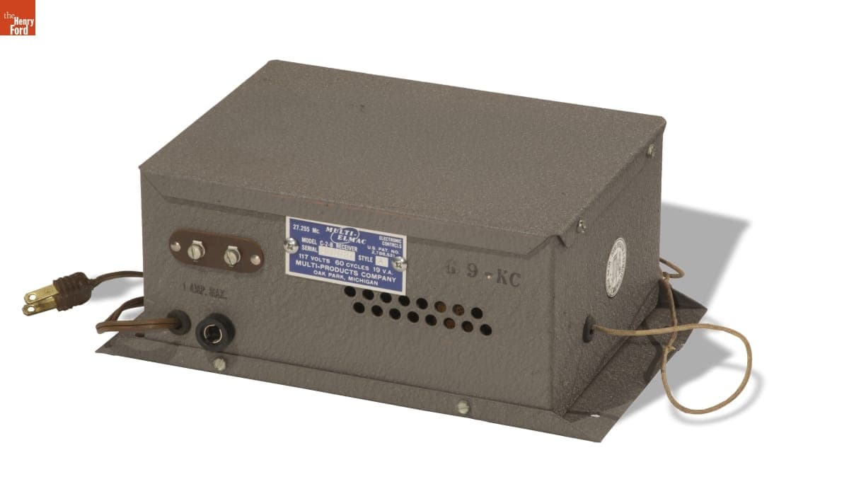 Multi-Elmac Receiver for Remote Garage Door Opener, Model C-2-B, 1957-1960