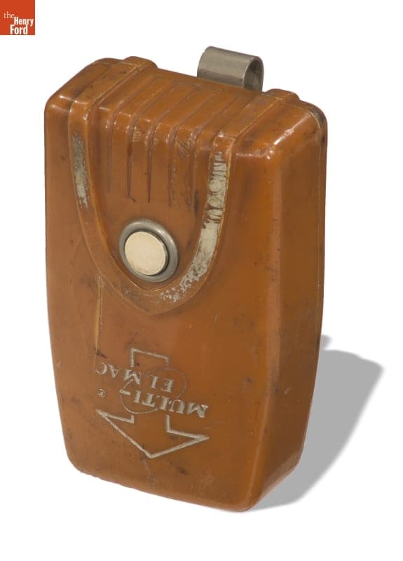 Multi-Elmac Remote Control Transmitter for Garage Door Opener, Model H.C.28, 1957-1960
