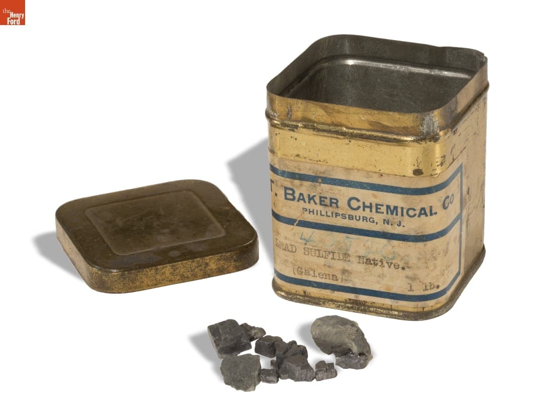 Lead Sulfide Crystals, 1920-1930