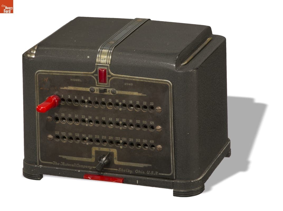 Autocall Office Pager, Model 3745, Used by the Skinner Engine Company, circa 1945