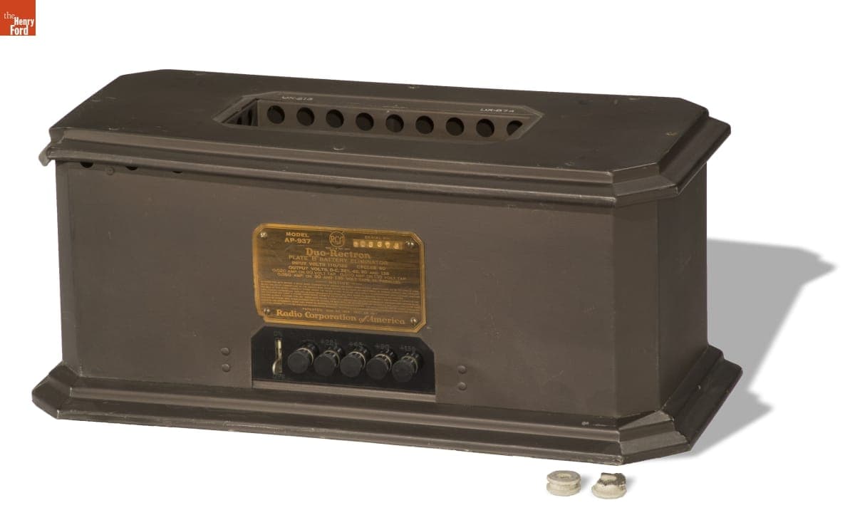 RCA Duo-Rectron "B" Battery Eliminator, Model AP 927, 1925-1927