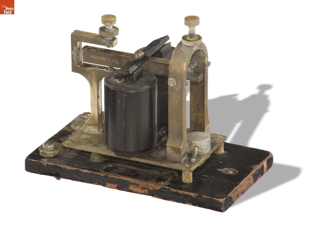 Western Electric Model 15B Main Line Telegraph Sounder, 1875-1900