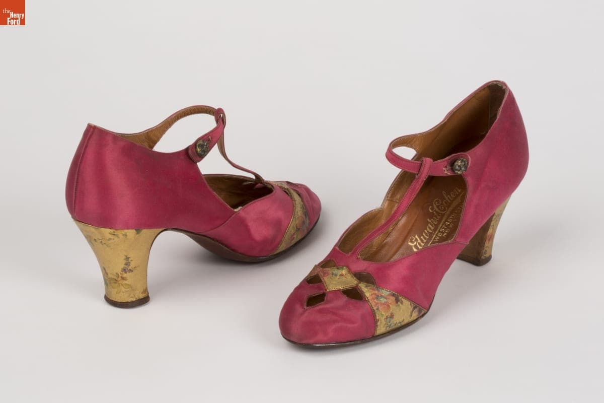 T-Strap Pumps, Worn by Elizabeth Parke Firestone, 1925-1935