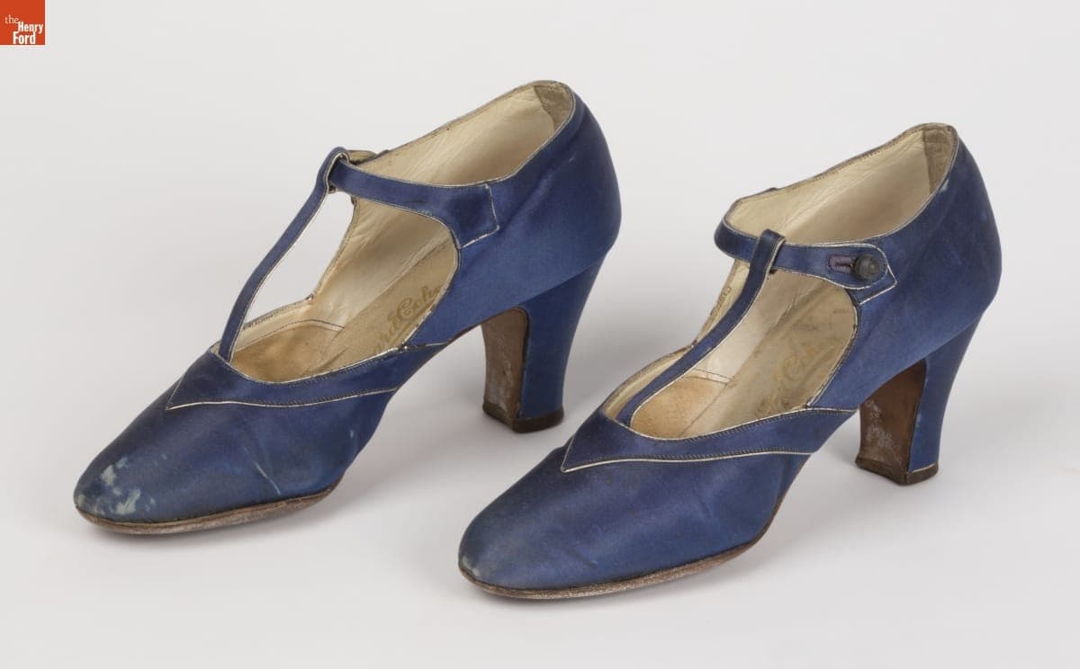 T-Strap Pumps, Worn by Elizabeth Parke Firestone, 1925-1935
