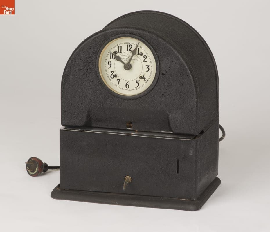 Hallock Time Clock, circa 1935